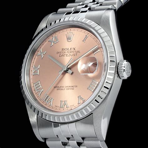 rolex quadrante rosa|Rolex Donna Datejust 79174 Rosa Quadrante 18K Bianco Oro .